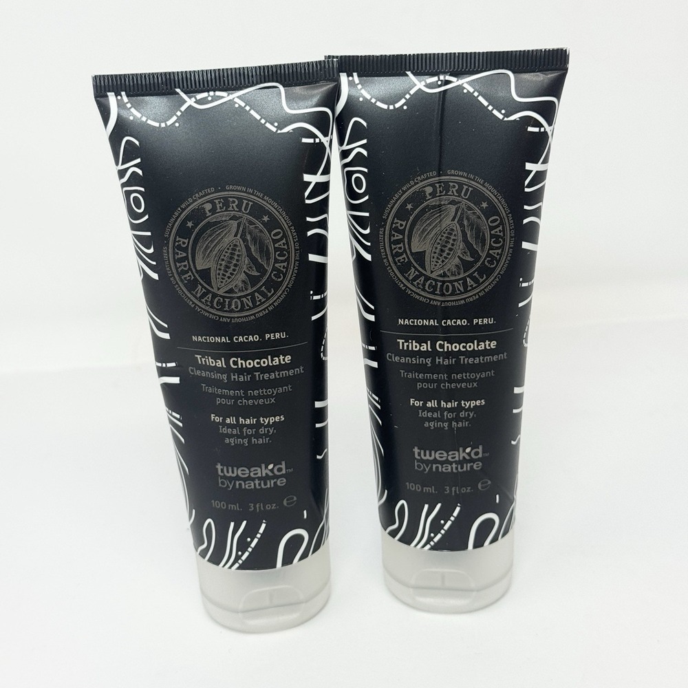 Tweak'd by Nature Peru Cleansing Hair Treatment 3oz - Tribal Chocolate SEALED